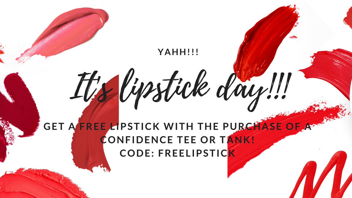 modelatelier's tweet photo. Happy national lipstick day! Go to our online store and get your free lipstick with purchase! https://t.co/OR4RlEnTqK