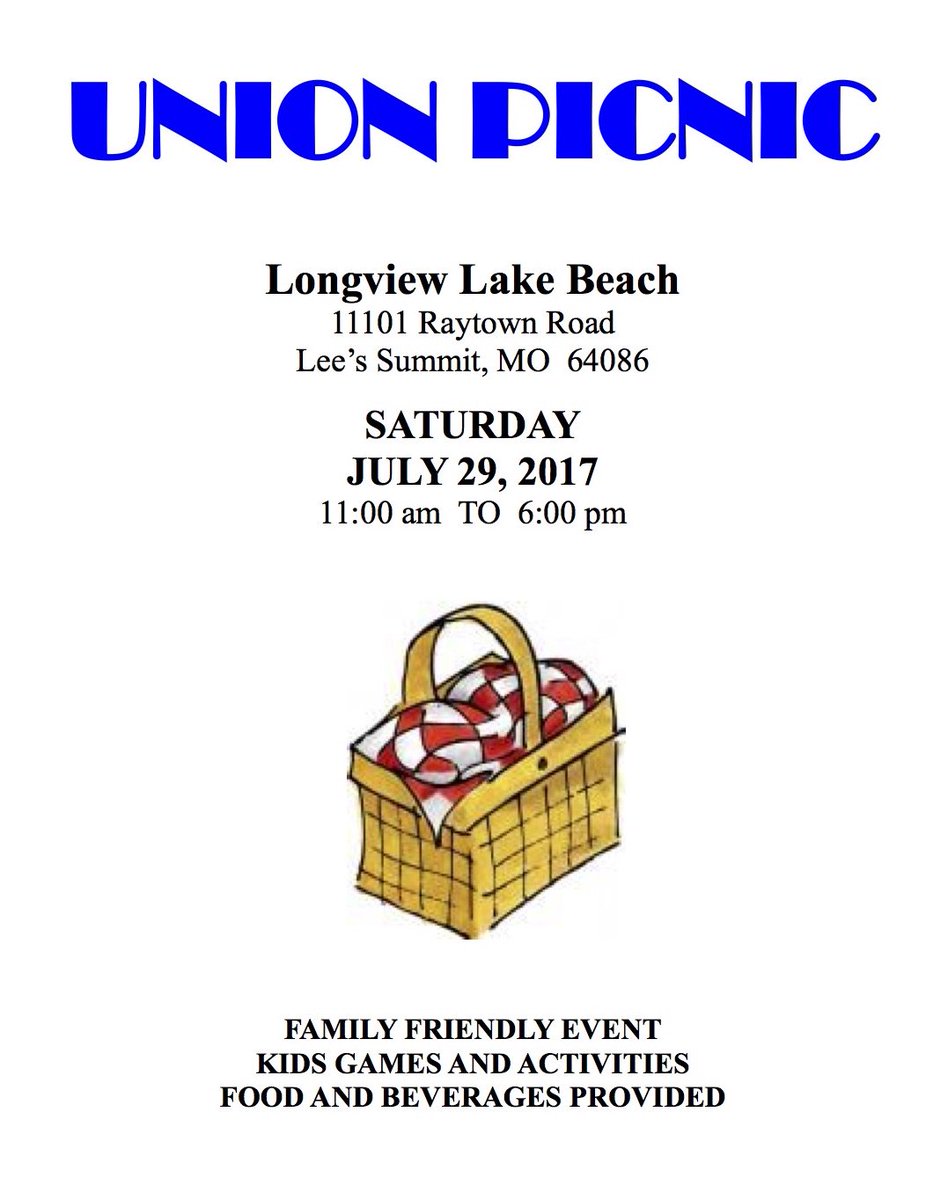 GreaterKCAFLCIO's tweet image. We are just hours away from the 2017 Union Picnic, we look forward to seeing you and your family at today's event.