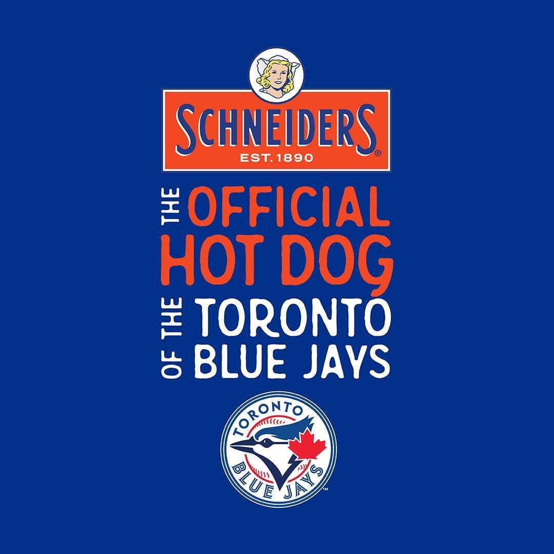 Schneiders's tweet photo. @BlueJays Today's the day we welcome our #BlueJaysVIPContest winners to the @RogersCentre!  Congrats! 🌭⚾️❤️👊 https://t.co/vc0O7S2sH4