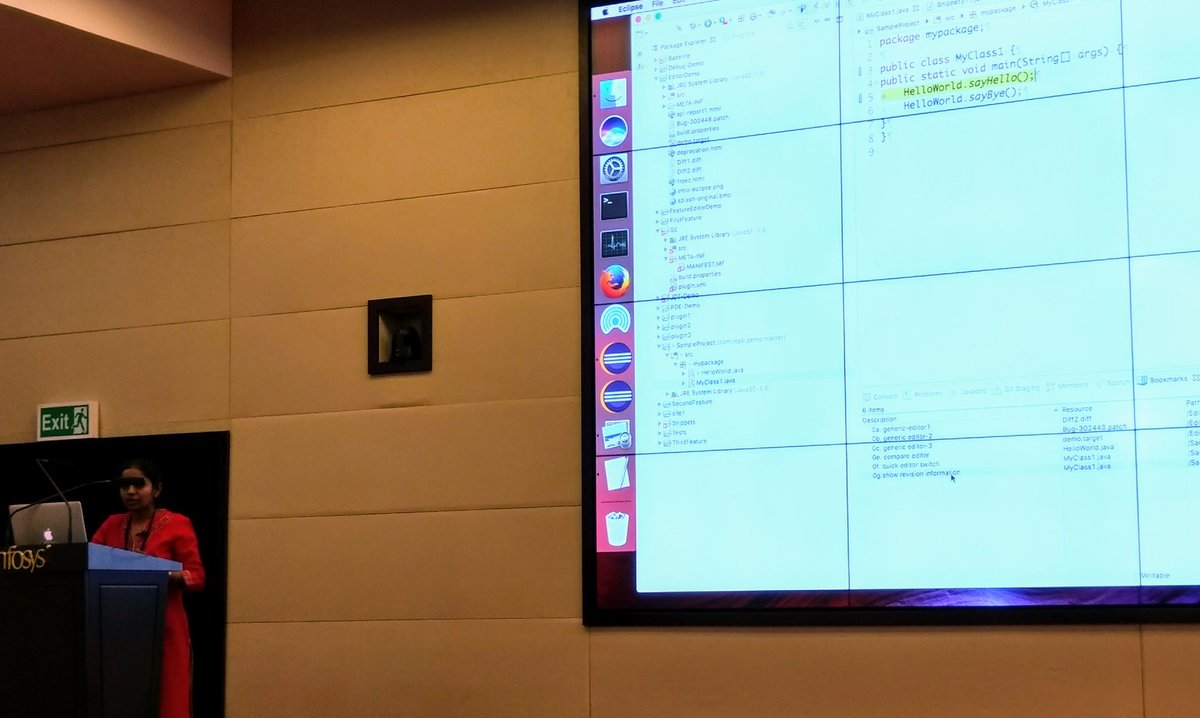 noopur2507's tweet photo. @lakshmip showing what's new in #EclipseOxygen at #EclipseSummit2017 https://t.co/GlHRc5ACQc