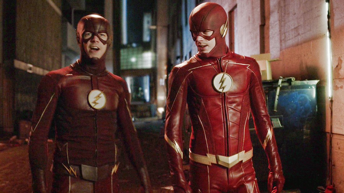 DiscussingFilm's tweet photo. THE FLASH: Here is a side by side comparison of the leaked Season 4 Suit, Season 3 Suit and 2024 Suit https://t.co/wBkx3rqayl