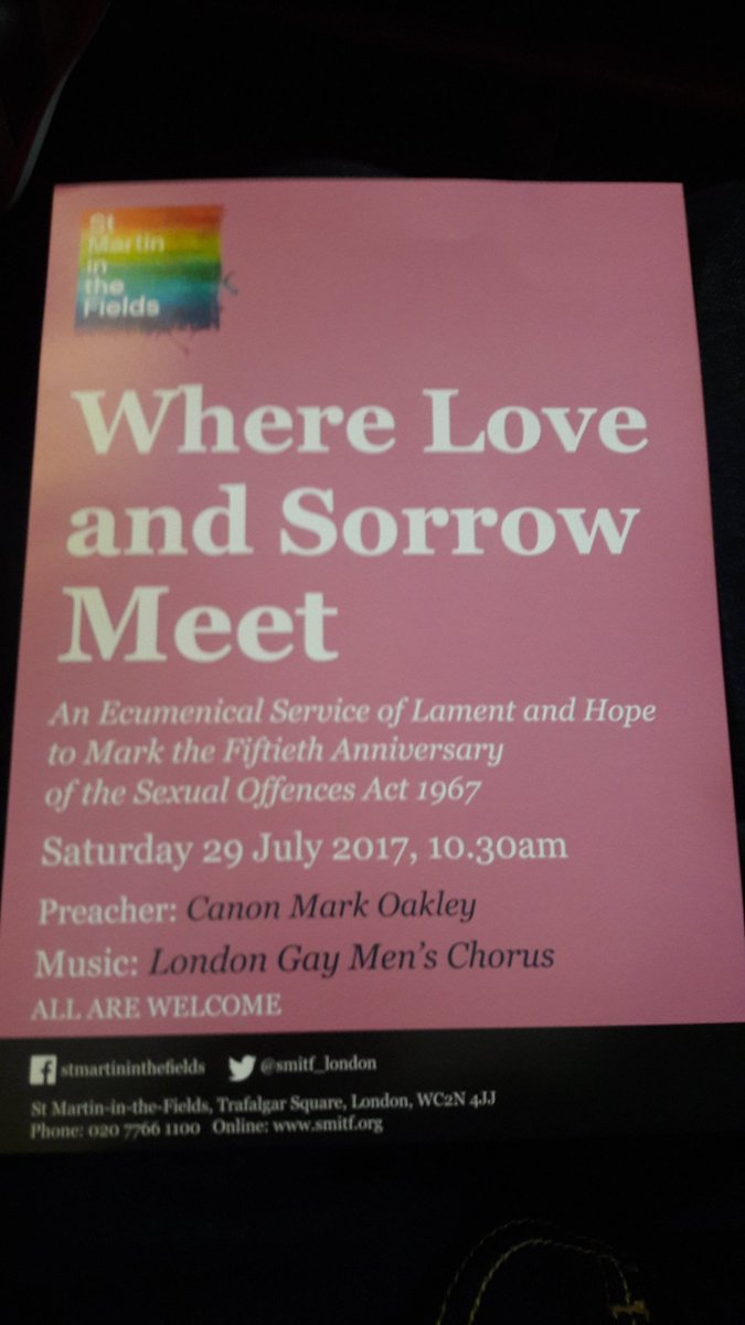 Celebrating 50 years #gayequality #stmartininthefields