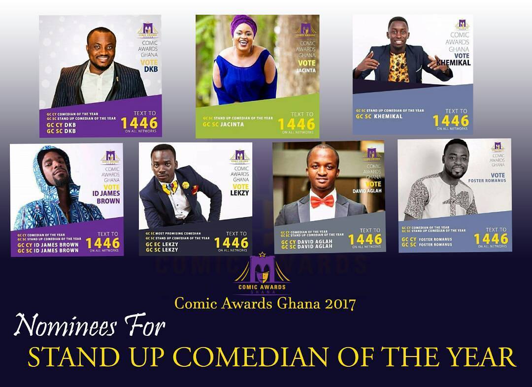 eugene_nyavor's tweet photo. Here Are The Nominees For Stand Up Comedian Of The Year cc @comicawardsgh https://t.co/tvRStjGQ7L