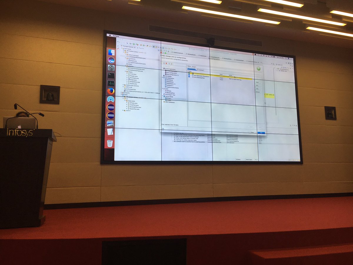 pkarni's tweet photo. Quite a lot of cool features in Eclipse Oxygen being demoed by @lakshmip #EclipseSummit2017 https://t.co/qwW6Ot2127
