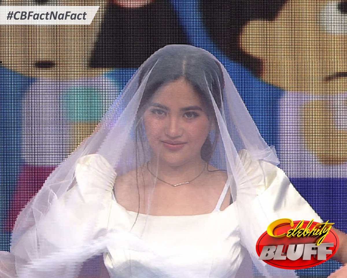 CelebrityBluff's tweet photo. .@MyJaps, ready ka na bang maging bride? 

#CBFactNaFact https://t.co/ScOs51cIn1