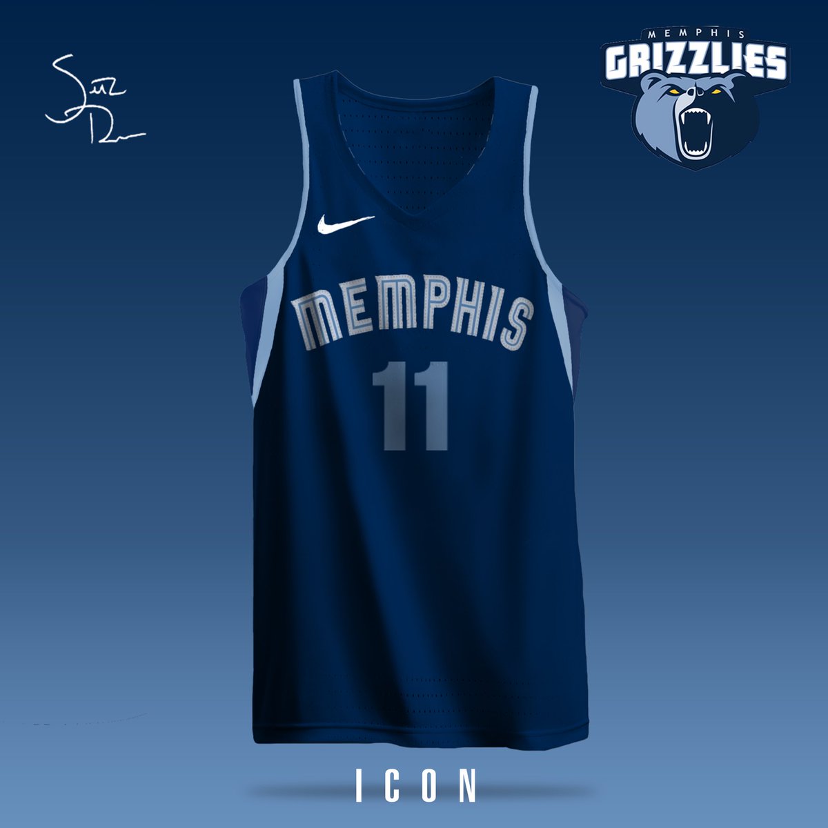 grizzlies concept jersey