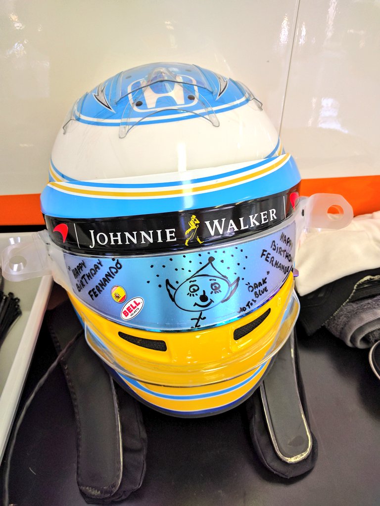 Happy 36th birthday to two-time world champion Fernando Alonso 
282 GPs
32 Victories
97 Podiums 