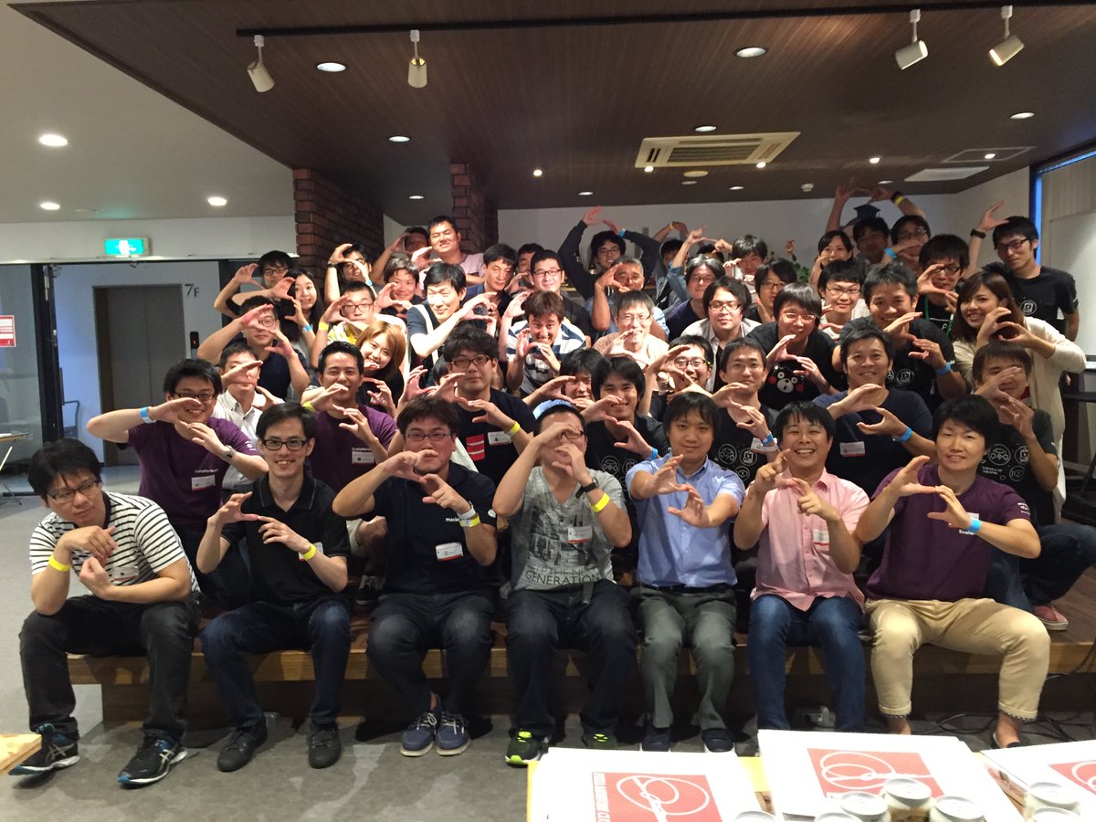 scala_fukuoka's tweet photo. Scala福岡2017、登壇者＋参加者の集合写真を撮影しました！
早くも来年のScala福岡が待ち遠しいですね。 #scalafukuoka #scala https://t.co/F9EGfkD6ST