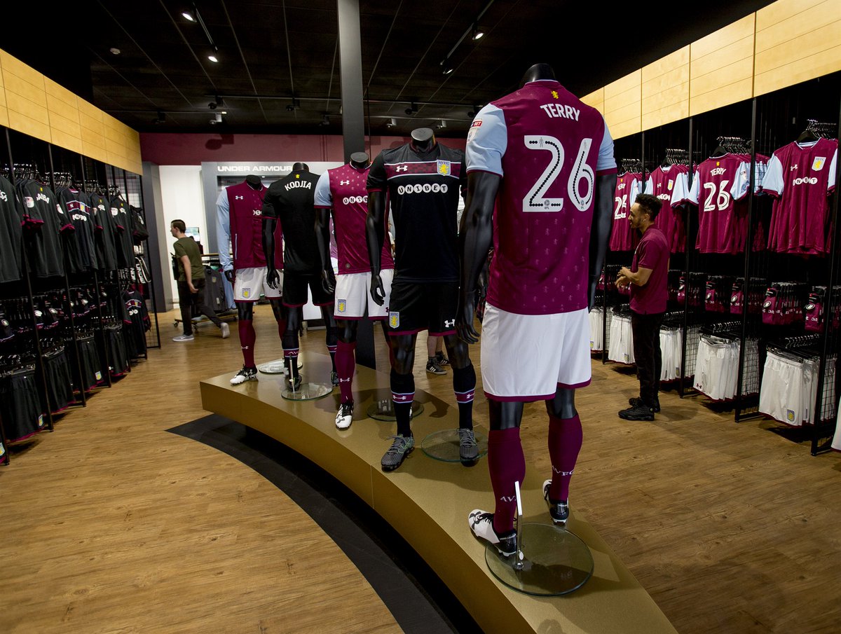 gidsel Il Kort levetid Aston Villa on Twitter: "New Villa Store is NOW OPEN! 🙌😎😀 Snap up our  home, away and goalkeeping kits or other claret and blue gift items…  #PartOfThePride #AVFC https://t.co/O7h9HAiAUX" / Twitter