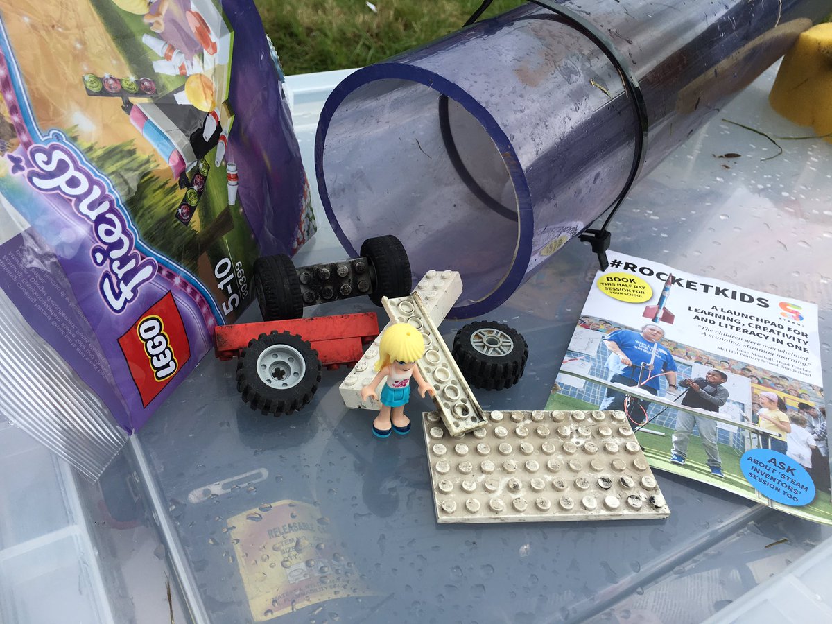 ST3AMCo's tweet photo. SADLY: #ElonMust didn't survive the #HypedLoop in our #RocketKids show at #CampBestival. His sis has flown in from Cali for 1pm show today! https://t.co/VnDexlWxe2