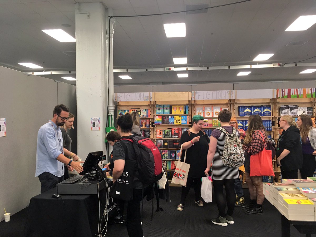 harrietvenn's tweet photo. Day 2 @ #YALC @martinjstewart is on the Waterstones book stand selling away! Go say hi & buy a copy of #Riverkeep by the author himself! https://t.co/e0qKXtOAMC