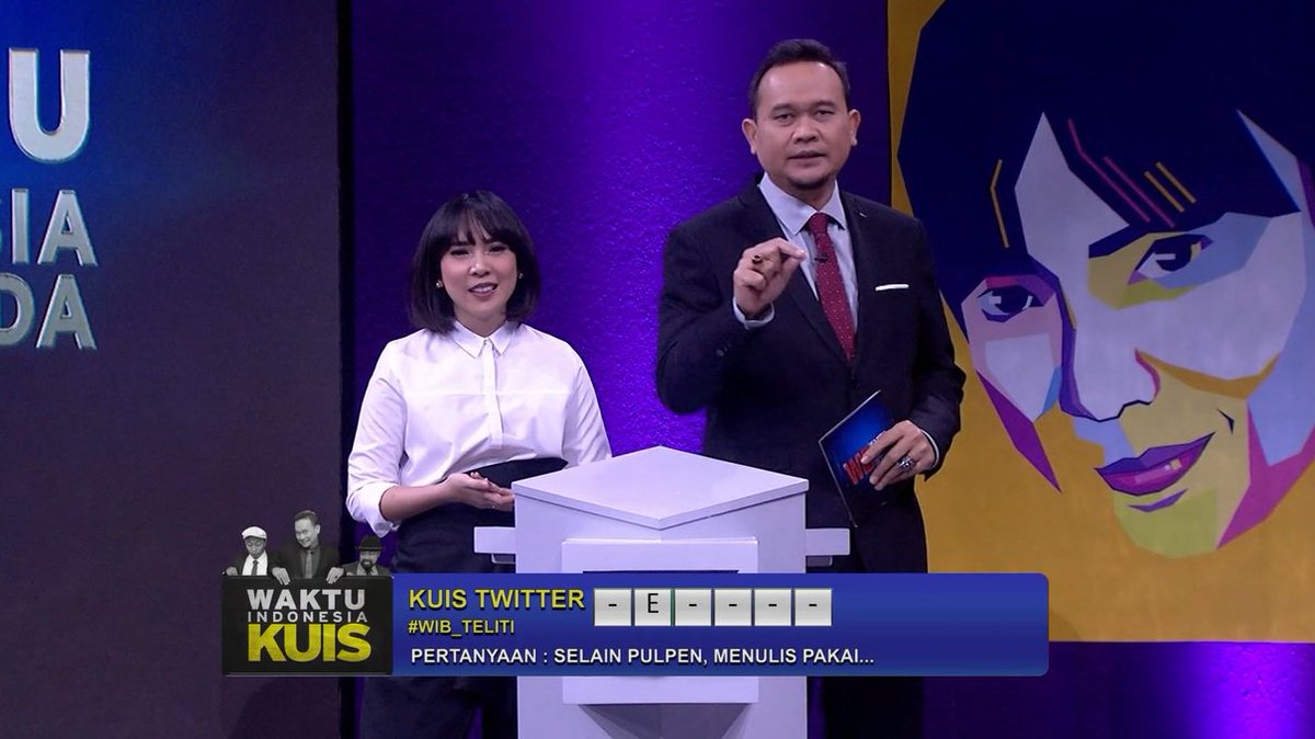 mdtvindonesia's tweet photo. _ E _ _ _ _

"Selain pulpen, menulis pakai..."
Kirim jawaban kamu ke @WIB_NET dengan hashtag #WIB_TELITI https://t.co/z6TZMuHF9O