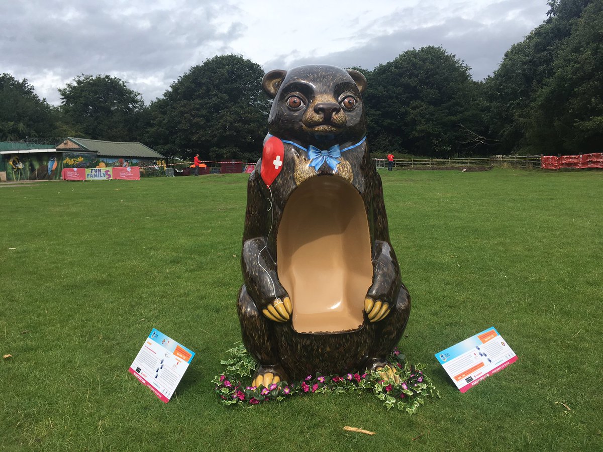 Bham_Childrens's tweet photo. @BearhugTBS was brought to life in honour of the brave children and families cared for at our hospital – and he gives the best bear hugs! https://t.co/QCSM5syLkS