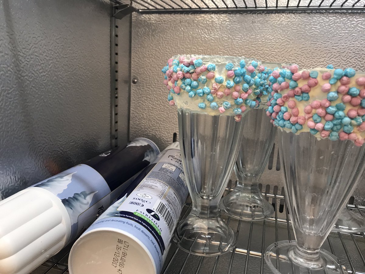 AndrewExeter's tweet photo. Bit of #Freakshake prep this morning -we're OPEN @coretheatresol 10-3 come join #Retro #TwixAndShout #Fascinator #StarOfEncore #Bubbilicious https://t.co/S9XGq11ksr