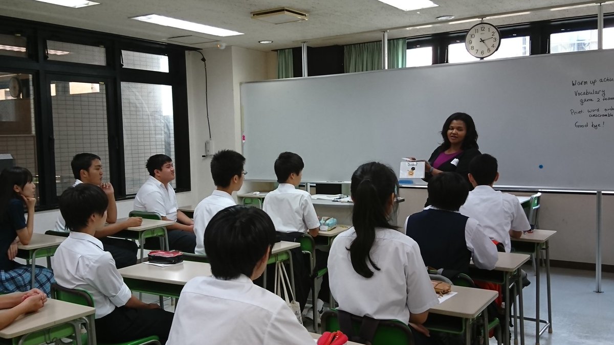 クラーク記念国際高等学校 横浜キャンパス No Twitter オープンキャンパス 中学生がクラーク生の普段の授業を体験 楽しんでくれたかなぁ