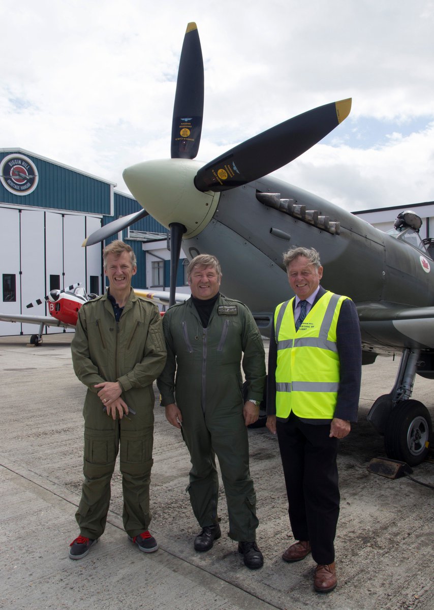 Do you want to fly in a #spitfire? Here's our raffle winner enjoying his flight - this could be you! Buy your tickets at Solent Sky!
