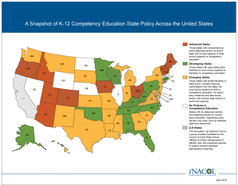We have updated the map for new states who have taken steps forward in transitioning to #CompetencyEd. Learn more: ow.ly/L0sT30dXdm1