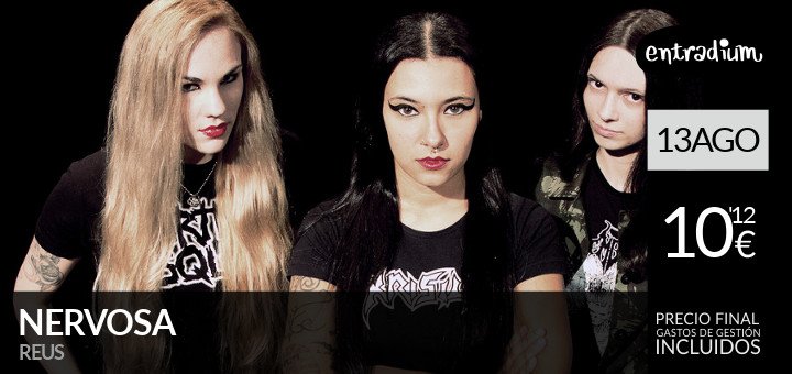 El World in Agony Tour de @nervosathrash empieza en <a href="/SalaToman/">SALA TOMAN MUSIC</a>. Hazte con tus entradas: entradium.com/entradas/nervo…