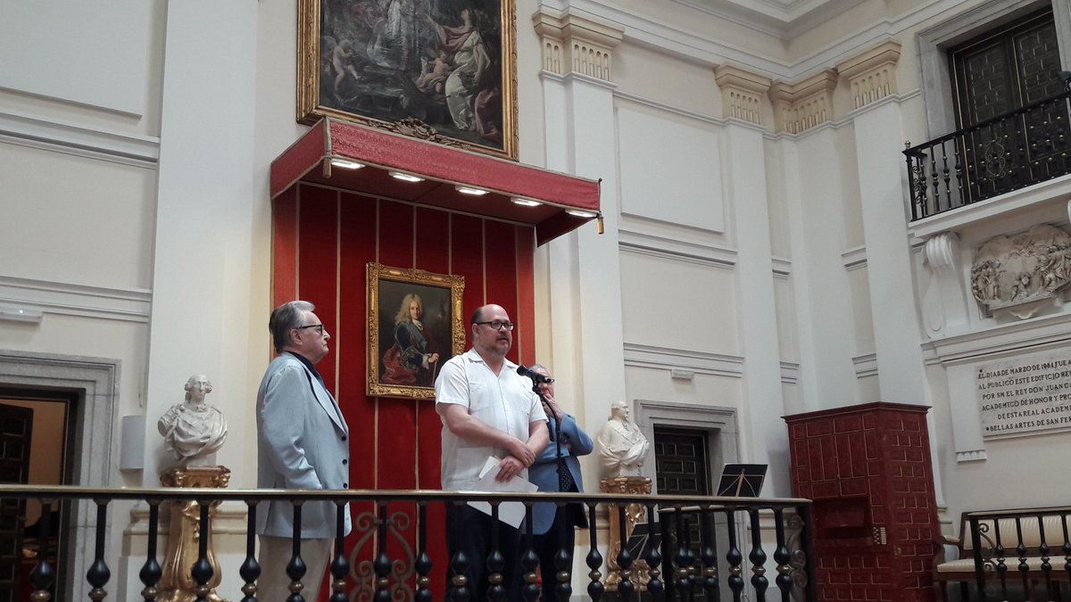IMEXEsp's tweet photo. Fernando de Terán,director Real Academia Bellas Artes San Fernando y @PabloSRaphael director @IMEXEsp presentan concierto "Divina Mysteria" https://t.co/J843fgRSSO