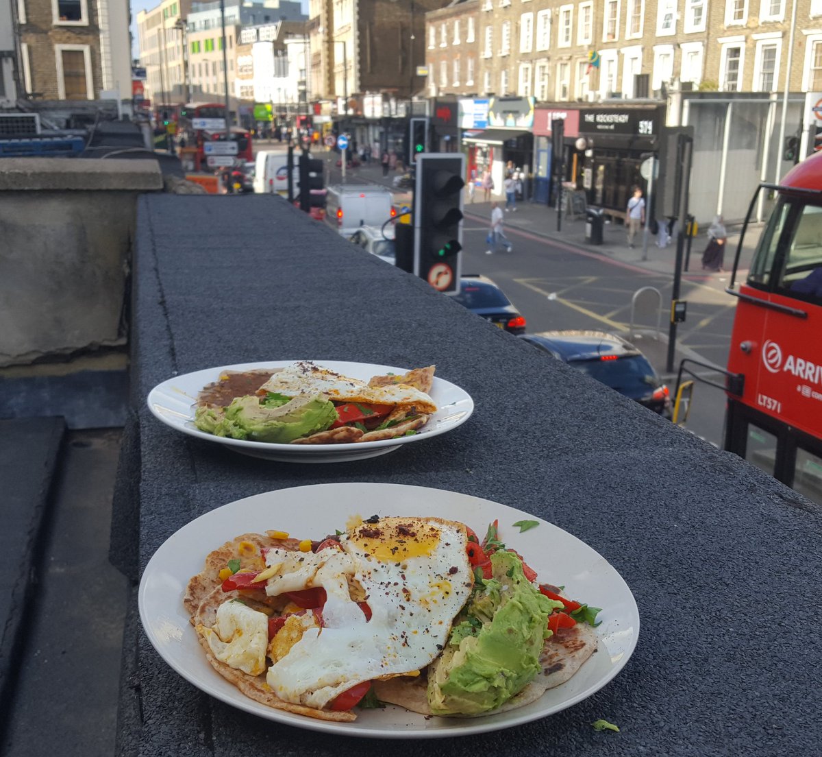 JessEatingeast's tweet photo. Breakfast in #Dalston like nothing ever happened :( https://t.co/0zKSWoGmFR