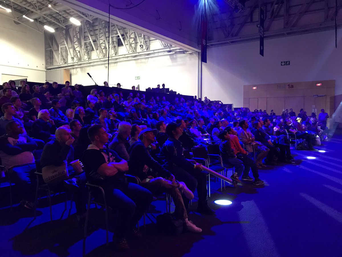 EGESA_Expo's tweet photo. Dota2 game underway with a great crowd! Who is gonna take it? https://t.co/vlf3sKTg3I