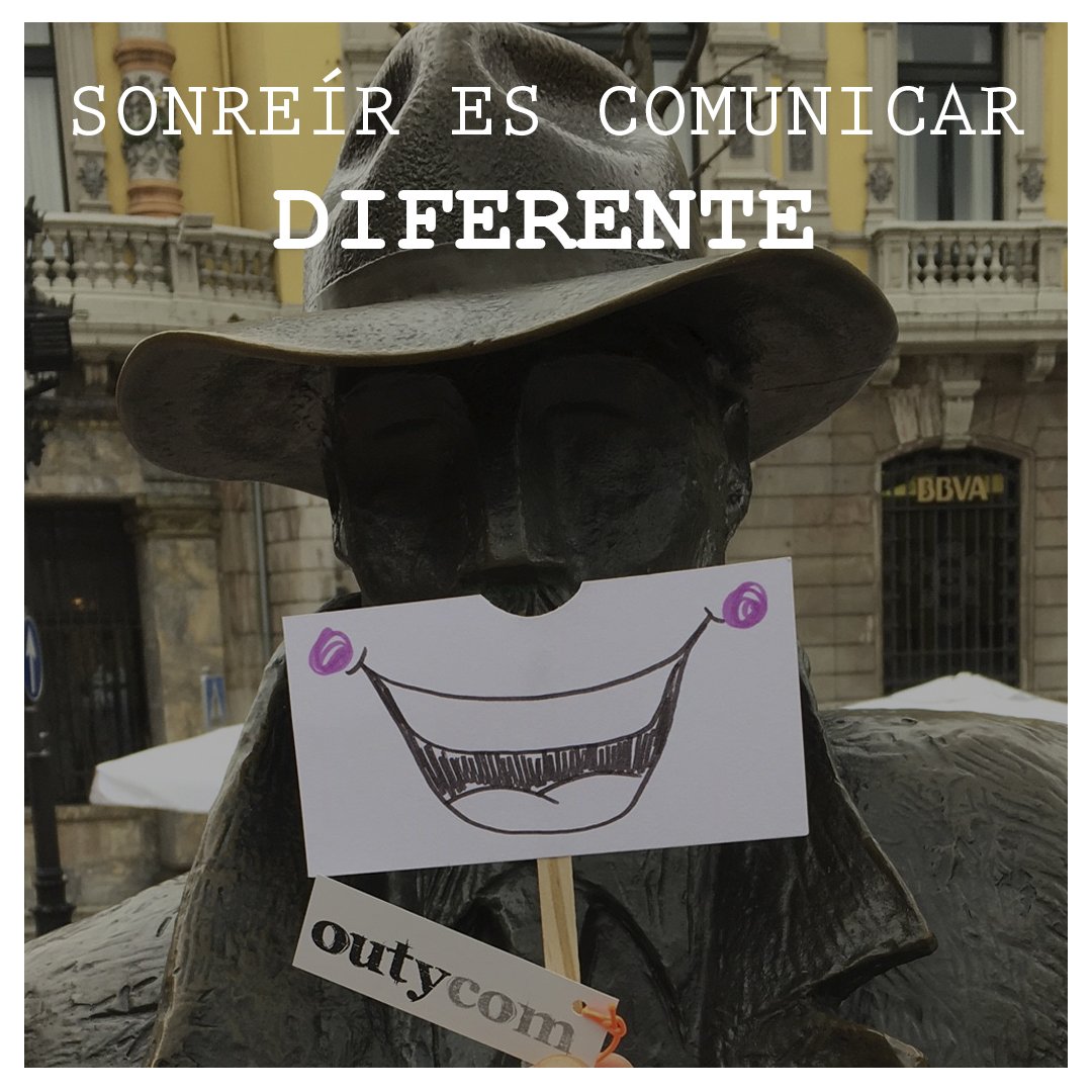 ➡️¡SONREÍR ES COMUNICAR DIFERENTE!
¡Feliz Sábado! 😊
#Outycom #SonrisasOutycom #Frase