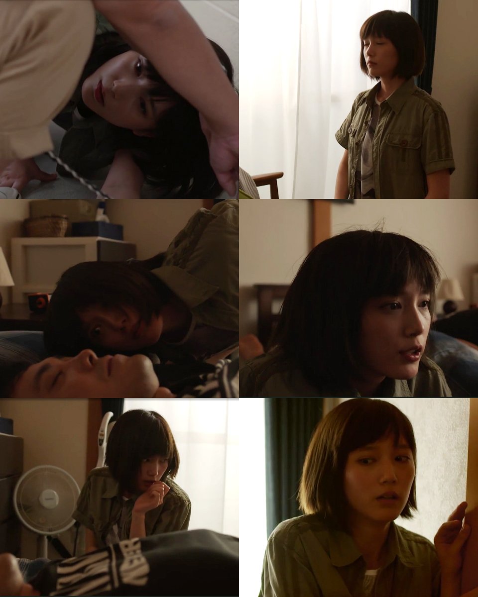 Bassa_Land's tweet photo. 【ばっさー★本田翼】  

「わにとかげぎす」第2話より*
エキセントリックな羽田さん。 https://t.co/xJdPrjexEF