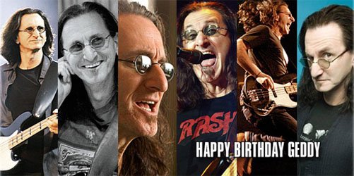 Happy 64th Birthday, Geddy Lee! 