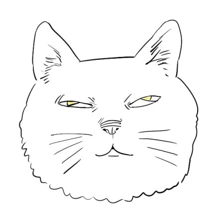 めっちゃ眠いときのねこ 