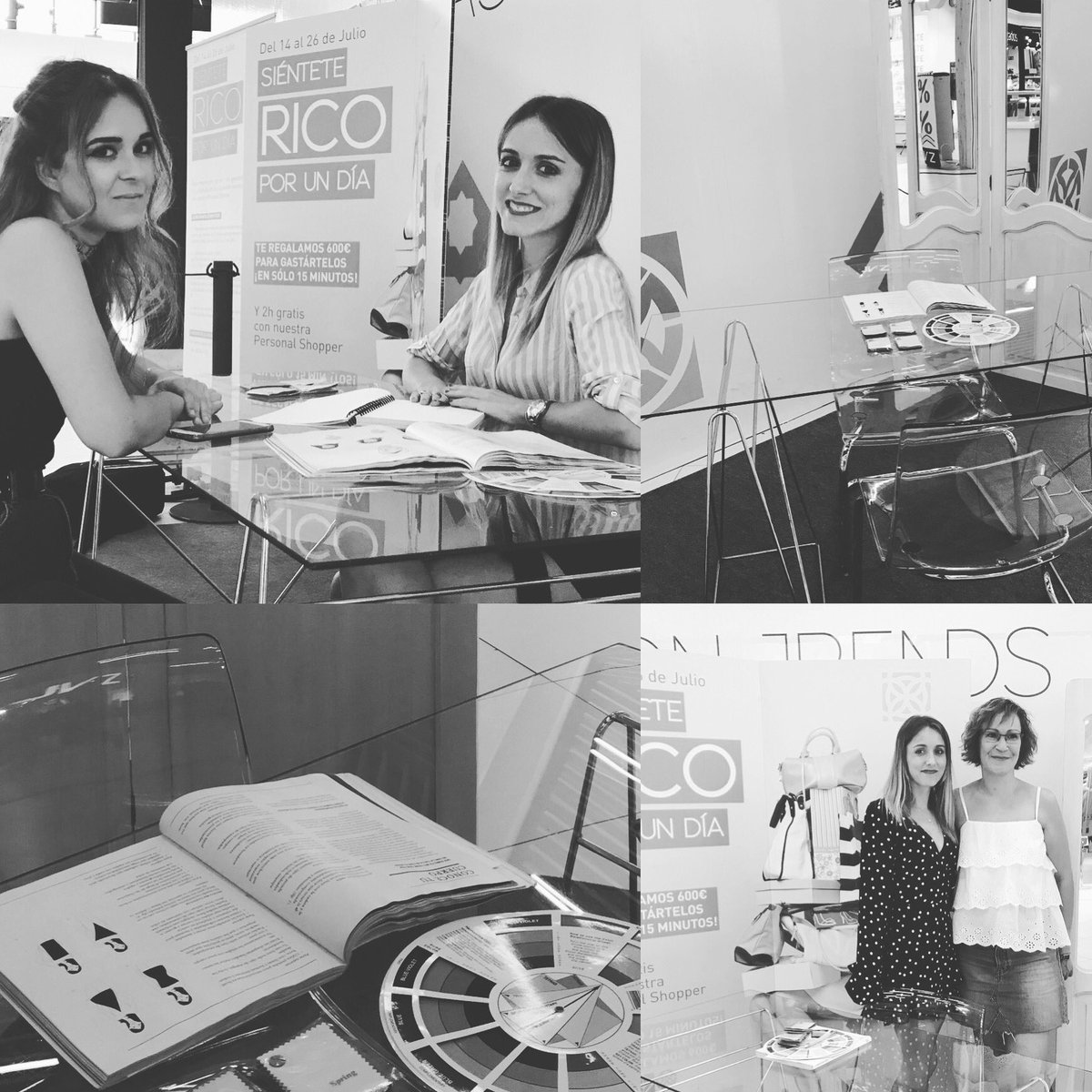 notasconestilo's tweet image. Nuria y Lourdes disfrutaron de un asesoramiento de imagen personal gracias a @cclasierra #notasconestilo #personalshoppercordoba