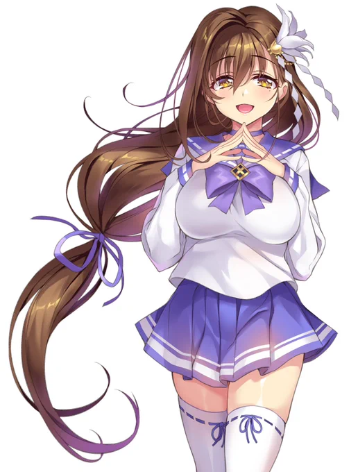 制服らくがき5。 
