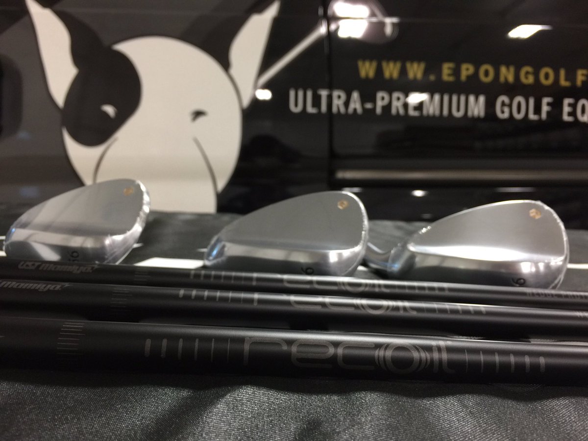 EPONGolf_USA's tweet photo. A special project in the works with our friends @USTMamiya #PureForged #PlayTheBest #Recoil #TourWedge #BlackMatte #LimitedEdition #EPON https://t.co/UMfJPib6Zi