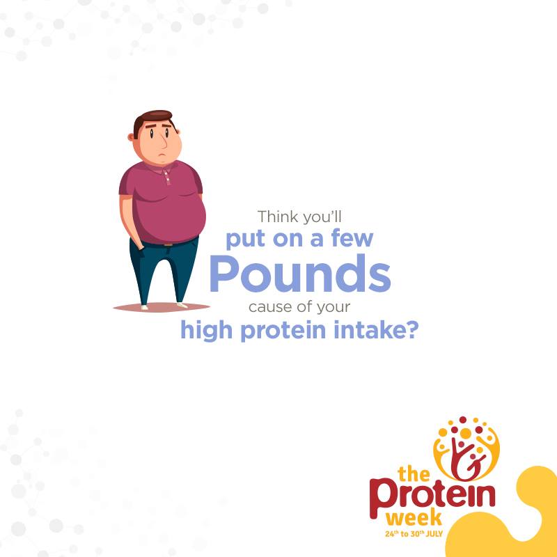 TheProteinWeek's tweet photo. Quite the opposite actually. Protein curbs hunger pangs and helps control your weight! #TheProteinWeek
Know more: https://t.co/tYluSDGXYZ https://t.co/AS2MuNLEKR