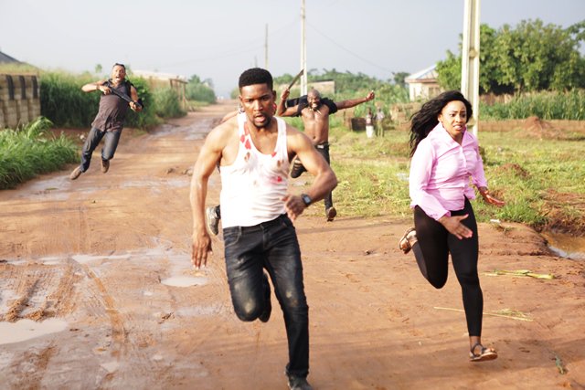 Uru Eke,Wole Ojo,Sambasa Nzeribe,Shawn Faqua star in hot new action flick ‘NO WAY OUT’