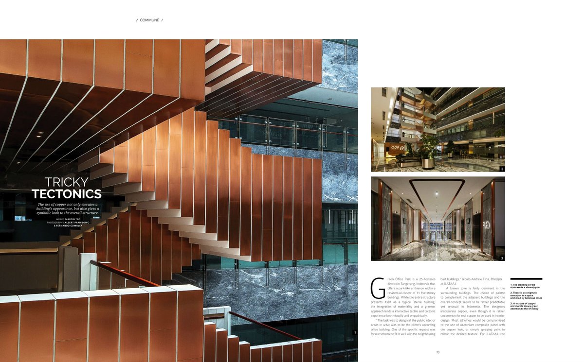 ilataaj's tweet photo. #GreenOfficePark6 #Interior by #ILATAAJ in #DesignAndArchitectureMagazine. Get your copy from <https://t.co/42HhBCjIU2> https://t.co/Y5WLGdZWCH