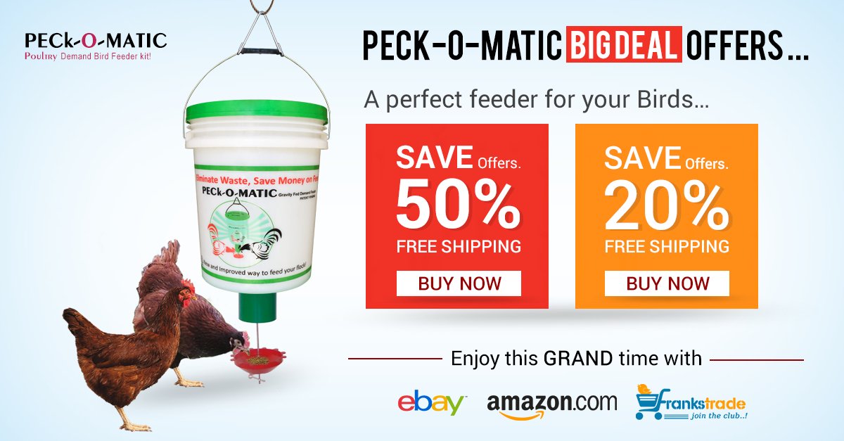 Peckomatic2014's tweet photo. Grab Your Offer !!!
#peckomatic #bigdeal
For more info : https://t.co/kkOb66BbrR https://t.co/8P0QrxSKAp