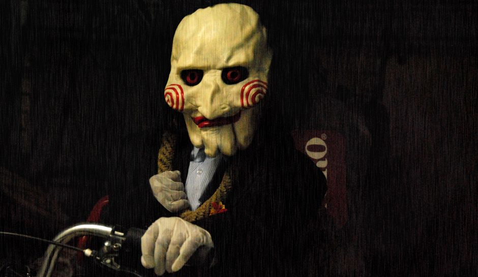 JigsawMovie's tweet photo. You know his name. You know his voice. He knows your sins. #Jigsaw returns in theaters October 27… https://t.co/EVEmXIPc7M