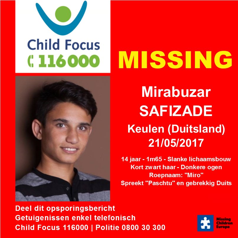 arpd_idf's tweet photo. https://t.co/2M4lHsJEty
Disparition inquiétante de Mirabuzar SAFIZADE 14 ans depuis le 21 mai 2017. https://t.co/D2rkeFmxyP