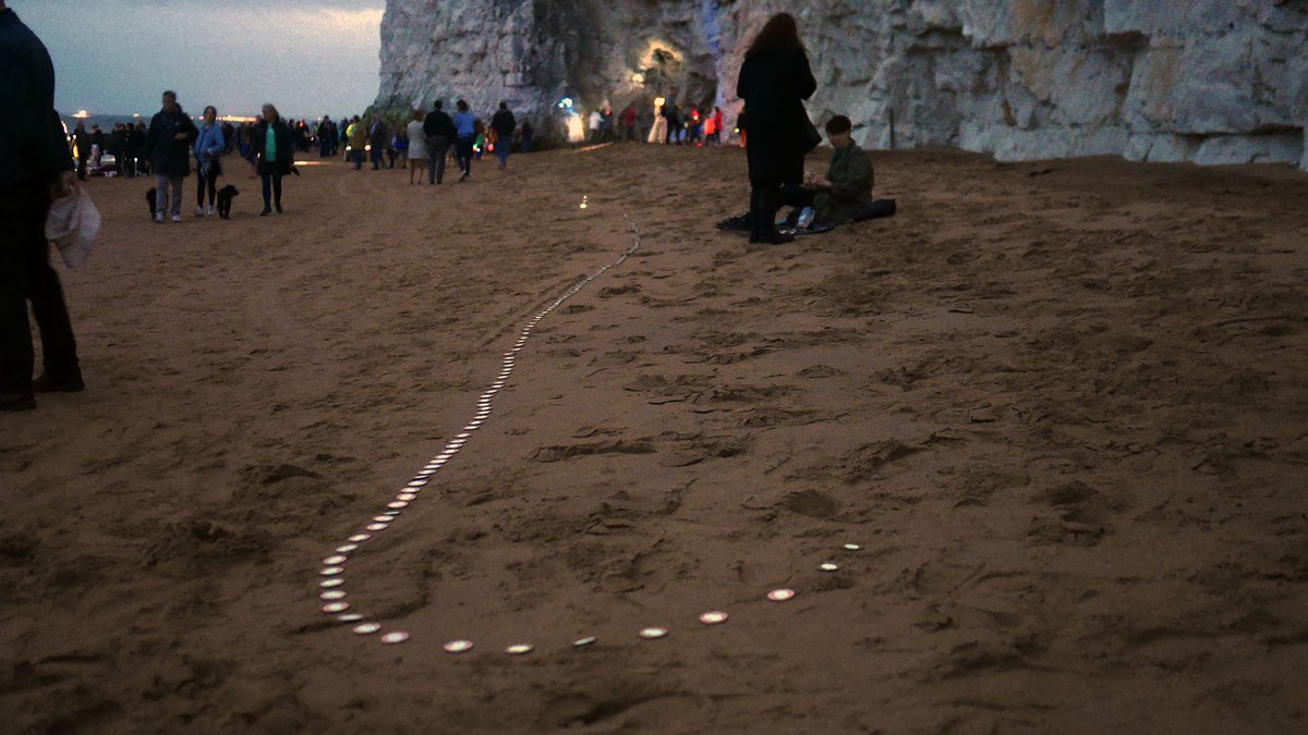 JayRechsteiner's tweet photo. Chiara Williams at #LittoralLight II ...something about Venus.  @ChiaraWilliams_  @Littorallightex  #RamsgateFestival #art #Ramsgate https://t.co/BSlGjvQlBd