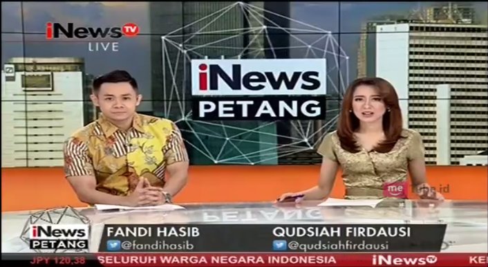 Inews A Twitter Inewspetang Kembali Menyapa Anda Dengan Berita Dan Peristiwa Yang Terjadi Sepanjang Hari Ini Bersama Fandihasib Qudsiahfirdausi Https T Co 4ahhav4gqt Twitter