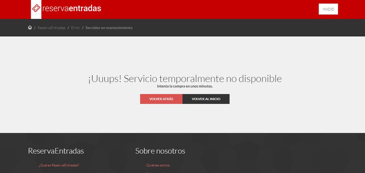 darivasal's tweet photo. @CCZonaEste La web para reservar entradas de cine caída varias horas, alguna previsión? https://t.co/1s7J0PgkQR https://t.co/dVKtJYYnzn