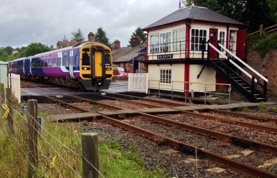 alanhinkes's tweet photo. Culgaith Level Crossing tday @setcarrailway @networkrail @northernassist @paul_barnfield @RAIL https://t.co/bZDr1jOicw