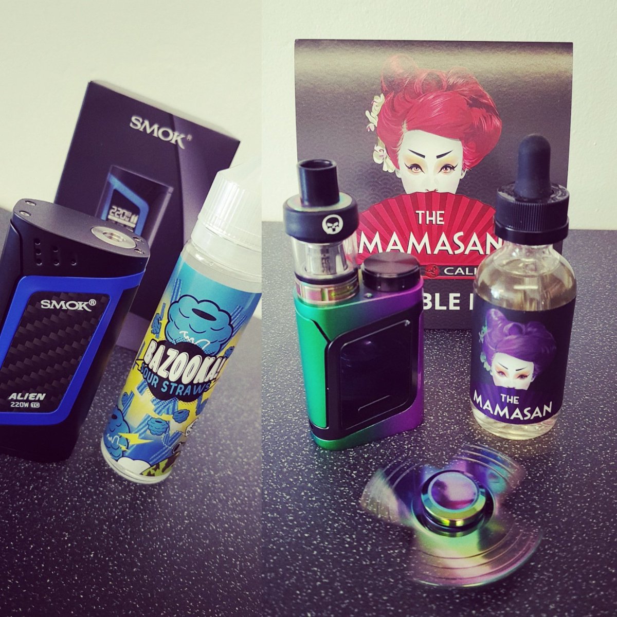 Beautiful day for a beautiful new vape.... #smokalien #smok #bazooka #mamasan  #bluerasberry  #whatsyaflava #ipswich