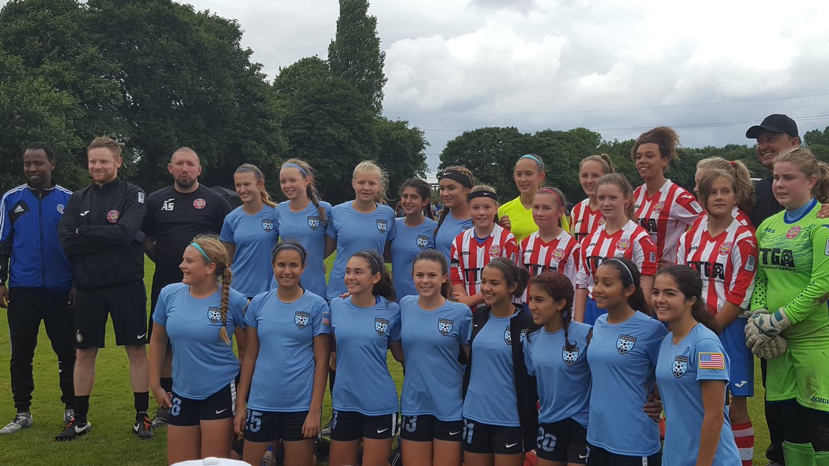 Great experience for Tiki Taka girls today at International tournament. Team from Florida playing great football and showing good skills