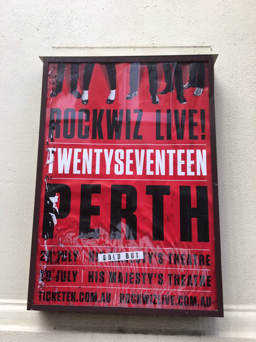RocKwiz's tweet photo. Tonight in Perth is the final night of our 2017 tour so there may be a little Facebook Live action! https://t.co/VBaK4Q6hQn
