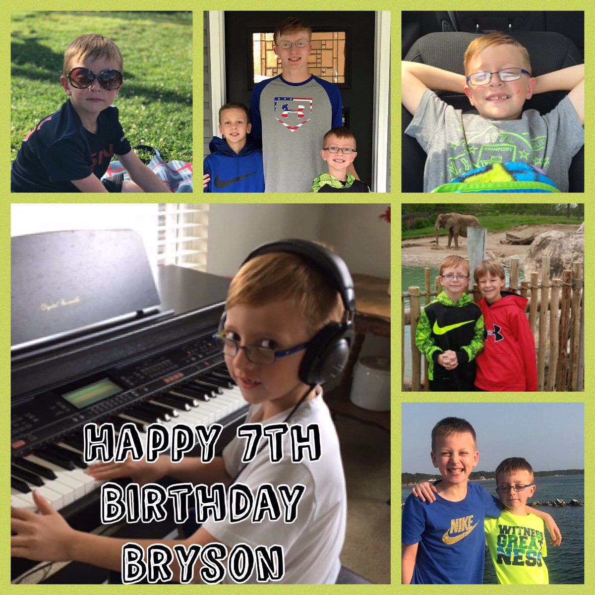 My baby boy turns 7 today. ❤️