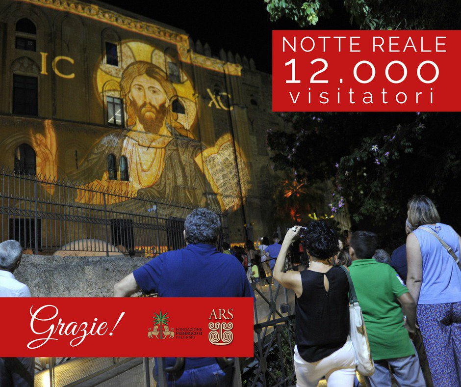 PresidenteARS's tweet image. #Cultura: 12mila persone x #Nottereale. #openArs #videomapping #Palazzoreale #Palermo ars.sicilia.it/informazione/c…