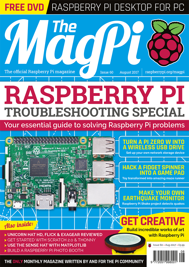 ClubFramboise's tweet photo. Le numéro #60 d'août @TheMagP1, le journal #RaspberryPi, est disponible au format PDF gratuitement et légalement : https://t.co/kN55zIs6ki https://t.co/4O1L6b2jMt