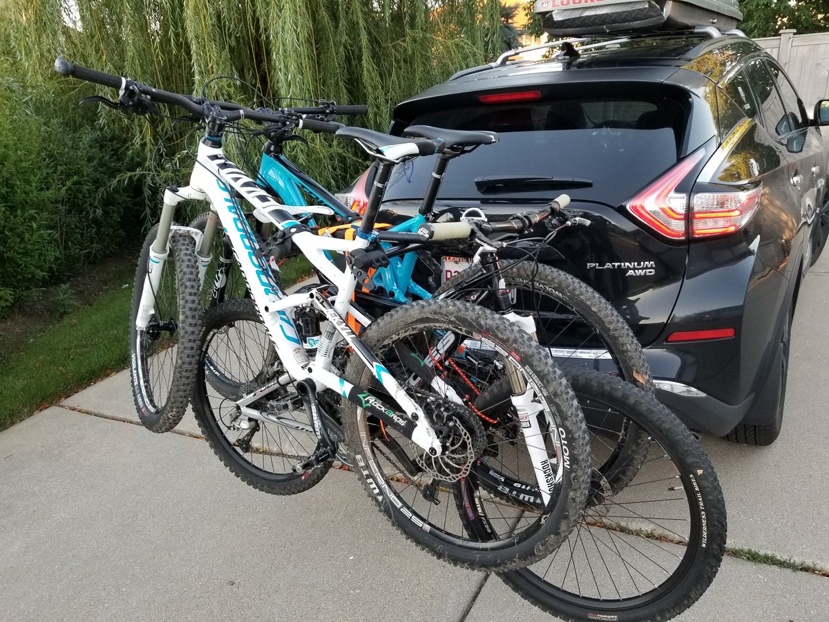 GetWest2017's tweet photo. "Do not use with more than 2 bikes. Challenge accepted!
#GETWEST2017 https://t.co/F8MmncrVDV