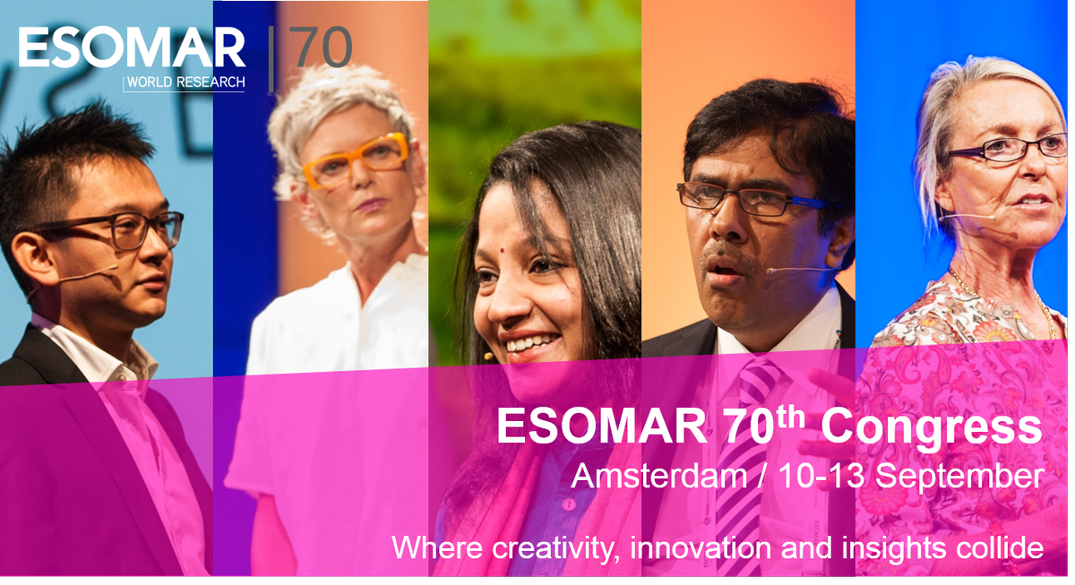 BeursVanBerlage's tweet photo. @ESOMAR: It’s where creativity, innovation and insights collide💥 Who will join? 10-13 september, Beurs van Berlage #amsterdam #ESOMAR2017 https://t.co/sWMgyPFdgI